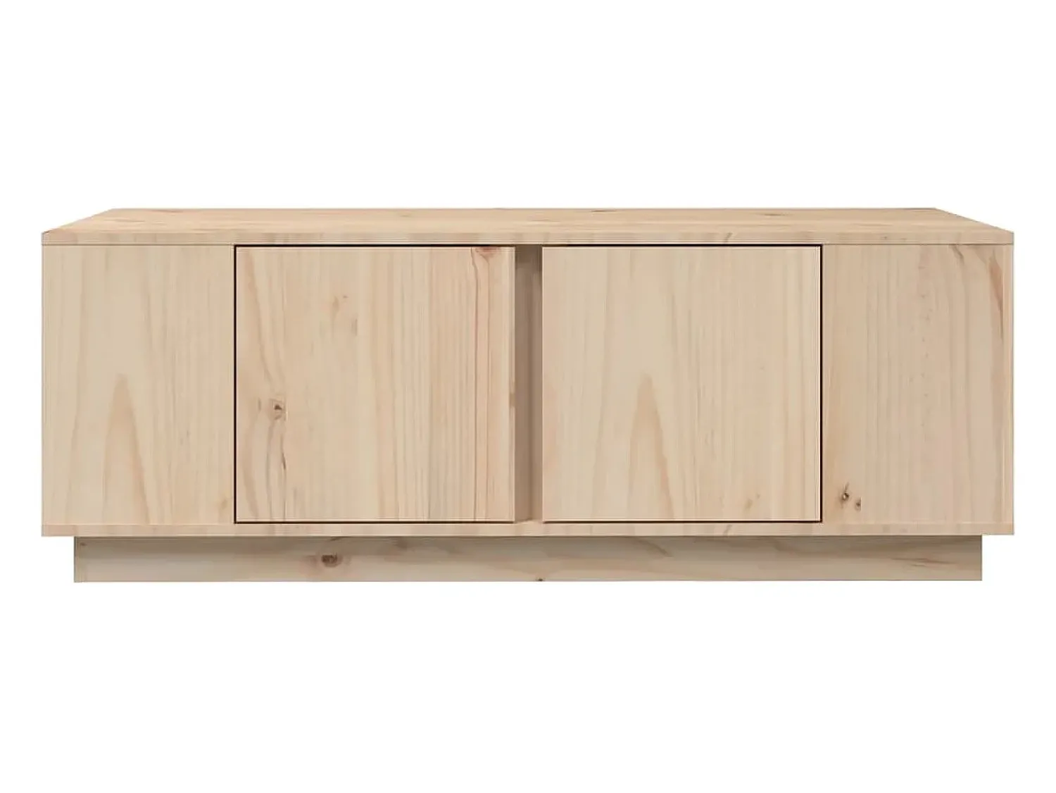 Mesa De Centro| Mesa de centro | Mesa de apoio | Mesa de café 110x50x40 cm pinho maciço Castanho