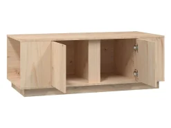 Mesa De Centro| Mesa de centro | Mesa de apoio | Mesa de café 110x50x40 cm pinho maciço Castanho