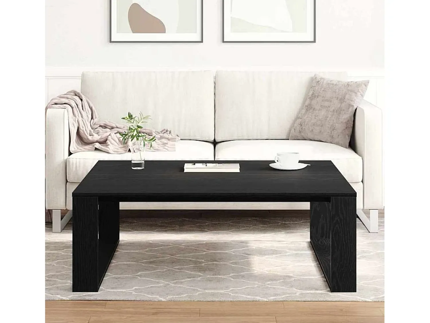 Mesa de centro | Mesa de apoio Carvalho 100x100x35 cm^ Mesa De Centro