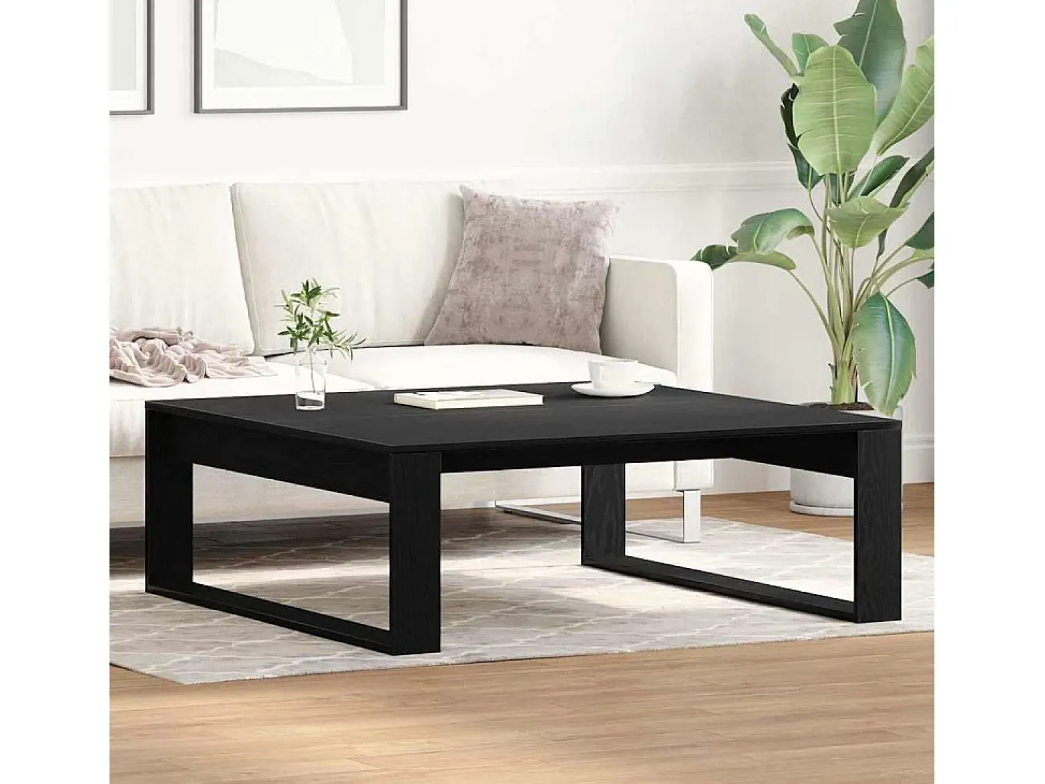 Mesa de centro | Mesa de apoio Carvalho 100x100x35 cm^ Mesa De Centro