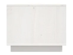 Mesa De Centro* Mesa de centro | Mesa de apoio 80x50x40 cm madeira de pinho maciça Branco