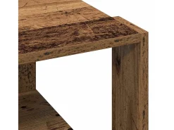 Mesa de centro | Mesa de apoio Madeira antiga 51.5x51.5x30 cm^ Mesa De Centro