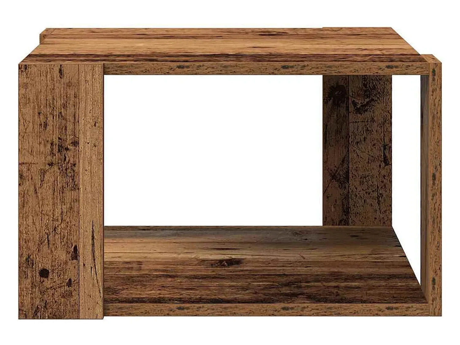 Mesa de centro | Mesa de apoio Madeira antiga 51.5x51.5x30 cm^ Mesa De Centro