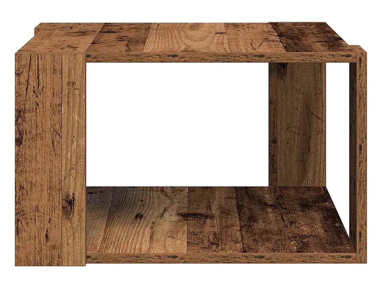 Mesa de centro | Mesa de apoio Madeira antiga 51.5x51.5x30 cm^ Mesa De Centro