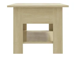 Mesa de centro | Mesa de apoio 102x55x42 cm madeira processada carvalho sonoma^ Mesa De Centro