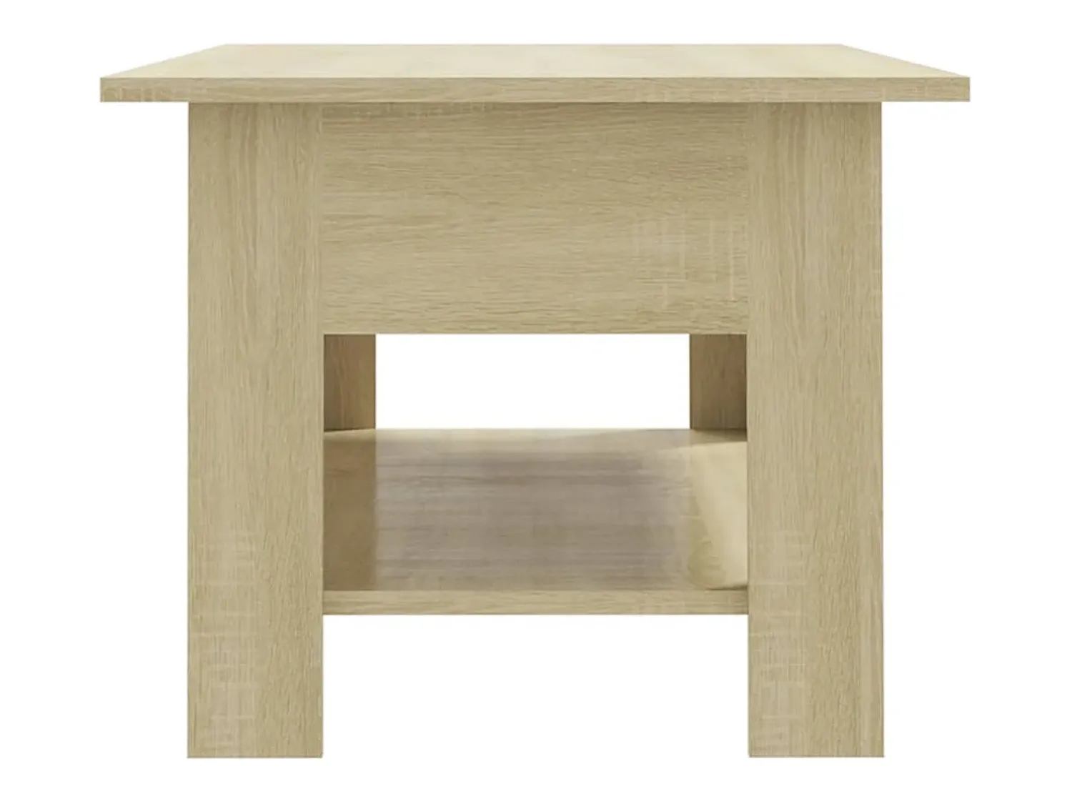Mesa de centro | Mesa de apoio 102x55x42 cm madeira processada carvalho sonoma^ Mesa De Centro