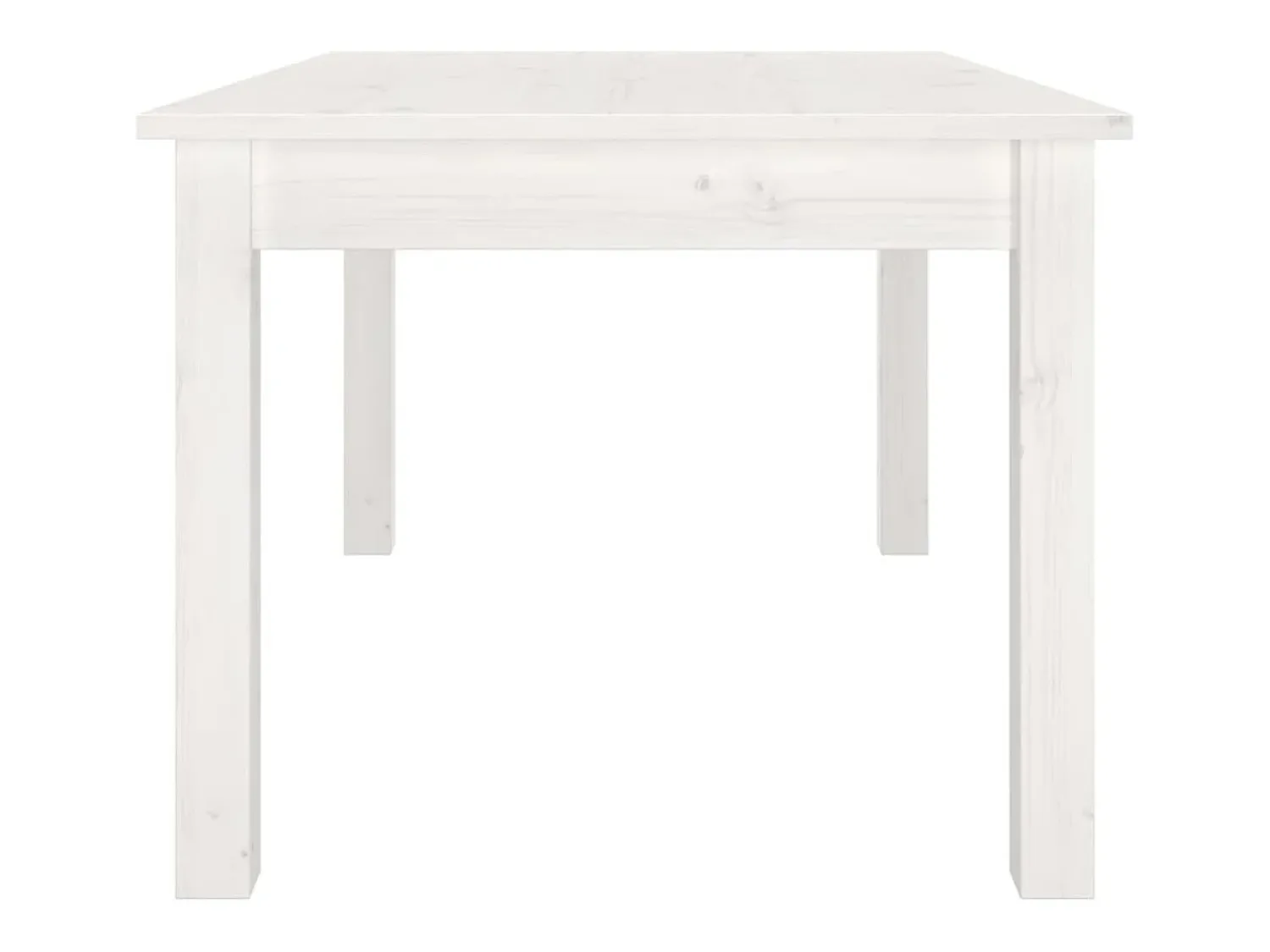 Online Mesa de centro | Mesa de apoio 80x50x40 cm madeira de pinho maciça Branco