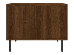 Mesa De Centro| Mesa de centro | Mesa de apoio 50x50x40 cm derivados madeira carvalho Castanho