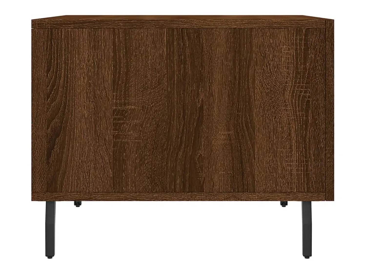 Mesa De Centro| Mesa de centro | Mesa de apoio 50x50x40 cm derivados madeira carvalho Castanho