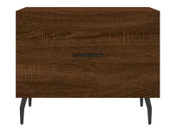 Mesa De Centro| Mesa de centro | Mesa de apoio 50x50x40 cm derivados madeira carvalho Castanho