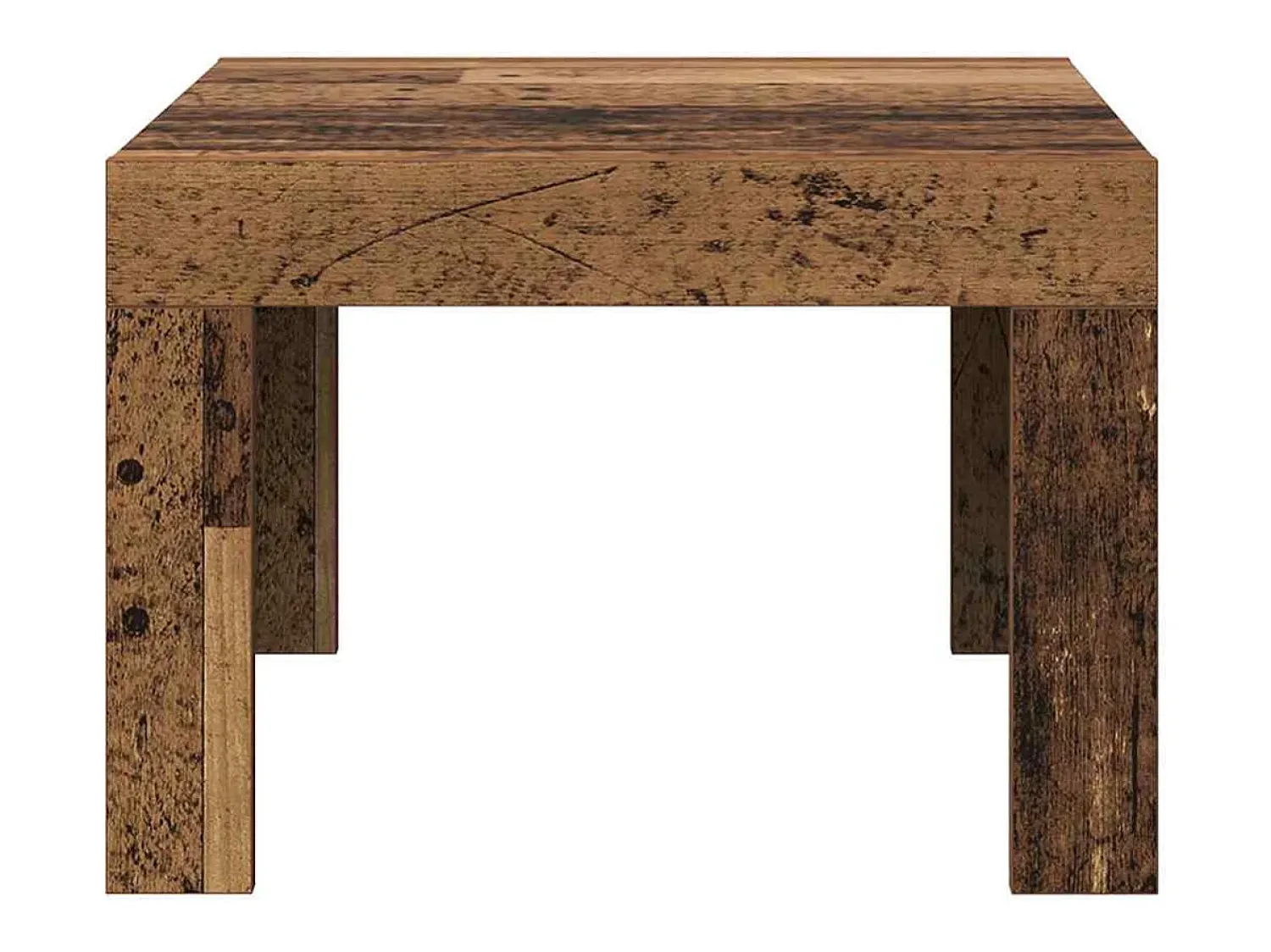 New Mesa de centro | Mesa de apoio Madeira antiga Madeira processada Castanho