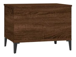 Mesa de centro | Mesa de apoio 60x44.5x45 cm derivados madeira carvalho^ Mesa De Centro