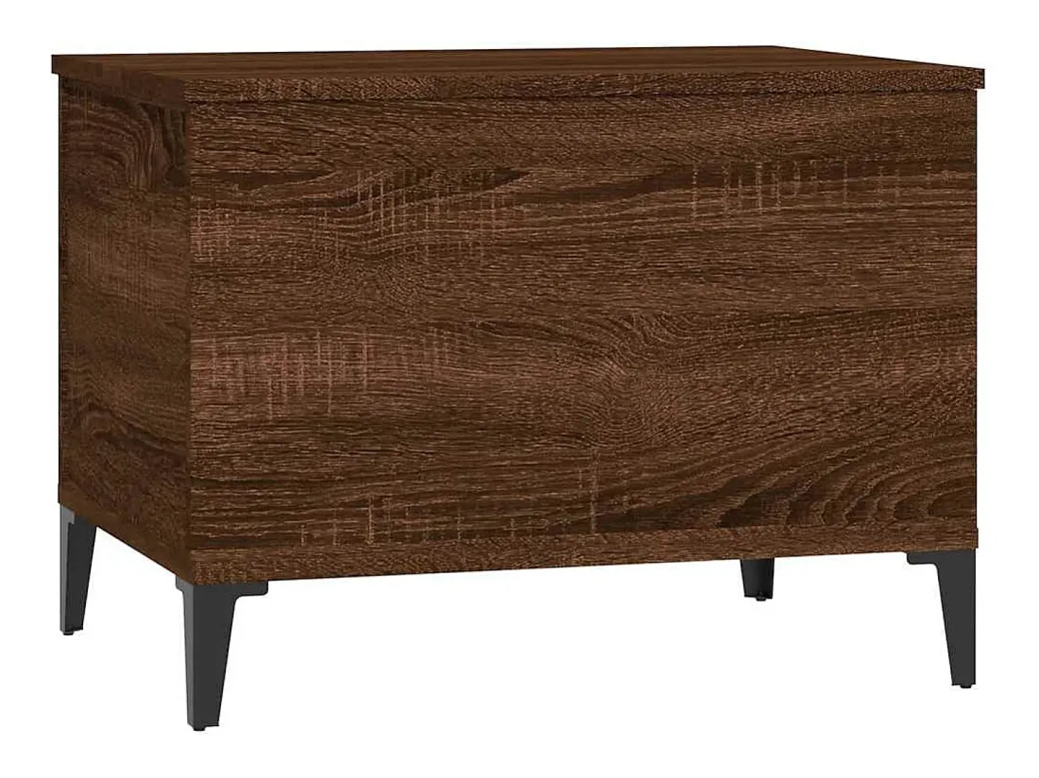 Mesa de centro | Mesa de apoio 60x44.5x45 cm derivados madeira carvalho^ Mesa De Centro