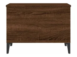 Mesa de centro | Mesa de apoio 60x44.5x45 cm derivados madeira carvalho^ Mesa De Centro