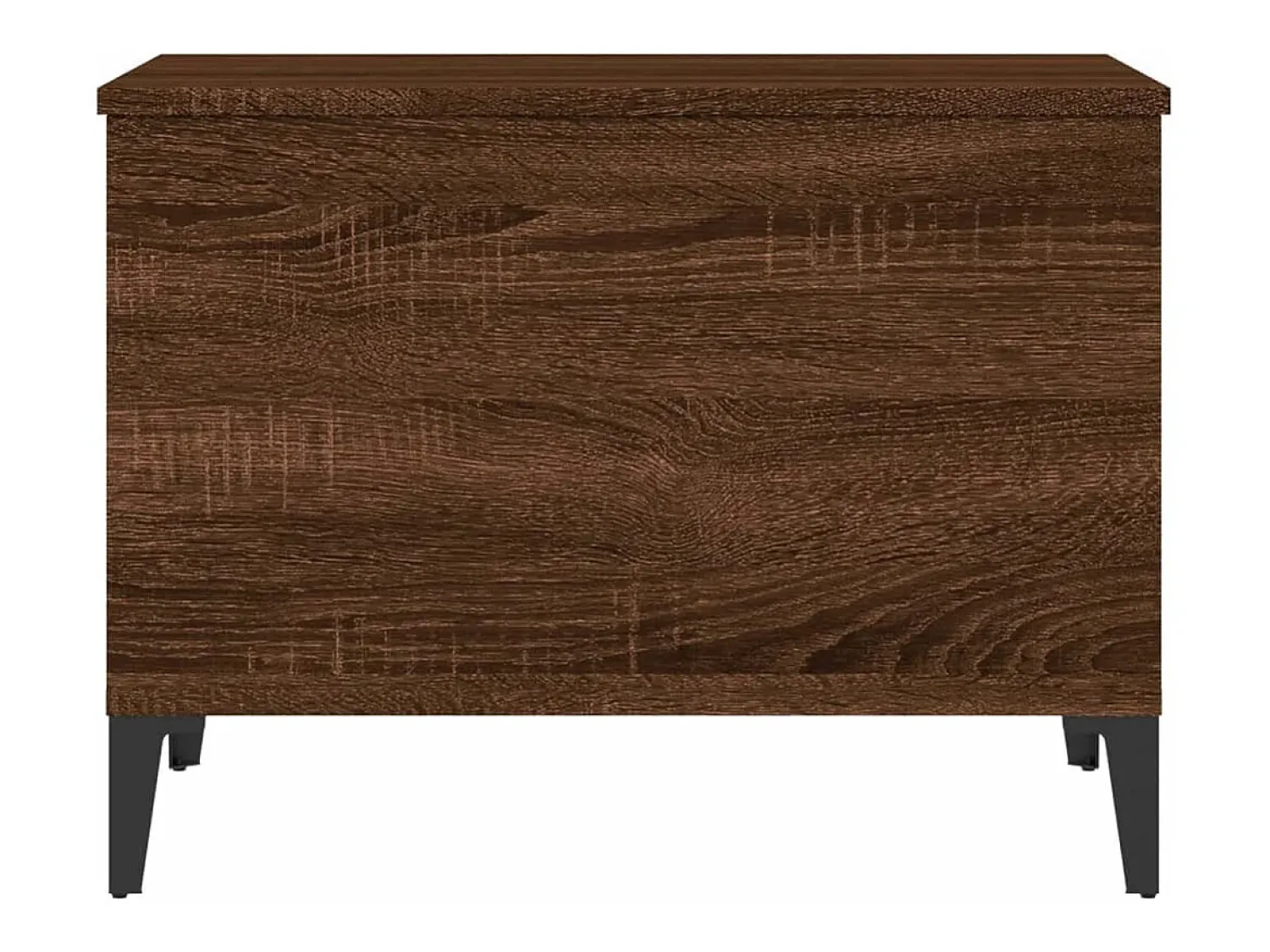 Mesa de centro | Mesa de apoio 60x44.5x45 cm derivados madeira carvalho^ Mesa De Centro