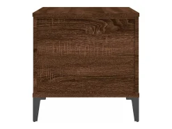 Mesa de centro | Mesa de apoio 60x44.5x45 cm derivados madeira carvalho^ Mesa De Centro