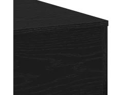 New Mesa de centro | Mesa de apoio Carvalho 55x55x31 cm Preto