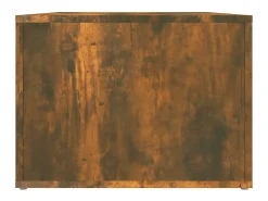 Mesa de centro | Mesa de apoio 80x50x36 cm derivados madeira carvalho fumado^ Mesa De Centro