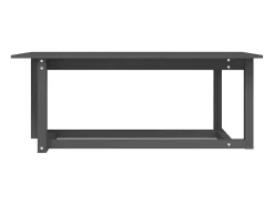 Mesa De Centro| Mesa de centro | Mesa de apoio 110x55x45 cm madeira de pinho maciça Cinzento