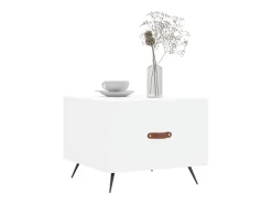 Sale Mesa de centro | Mesa de apoio 50x50x40 cm derivados de madeira Branco