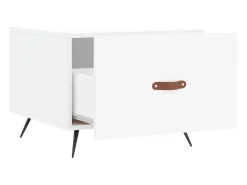 Sale Mesa de centro | Mesa de apoio 50x50x40 cm derivados de madeira Branco