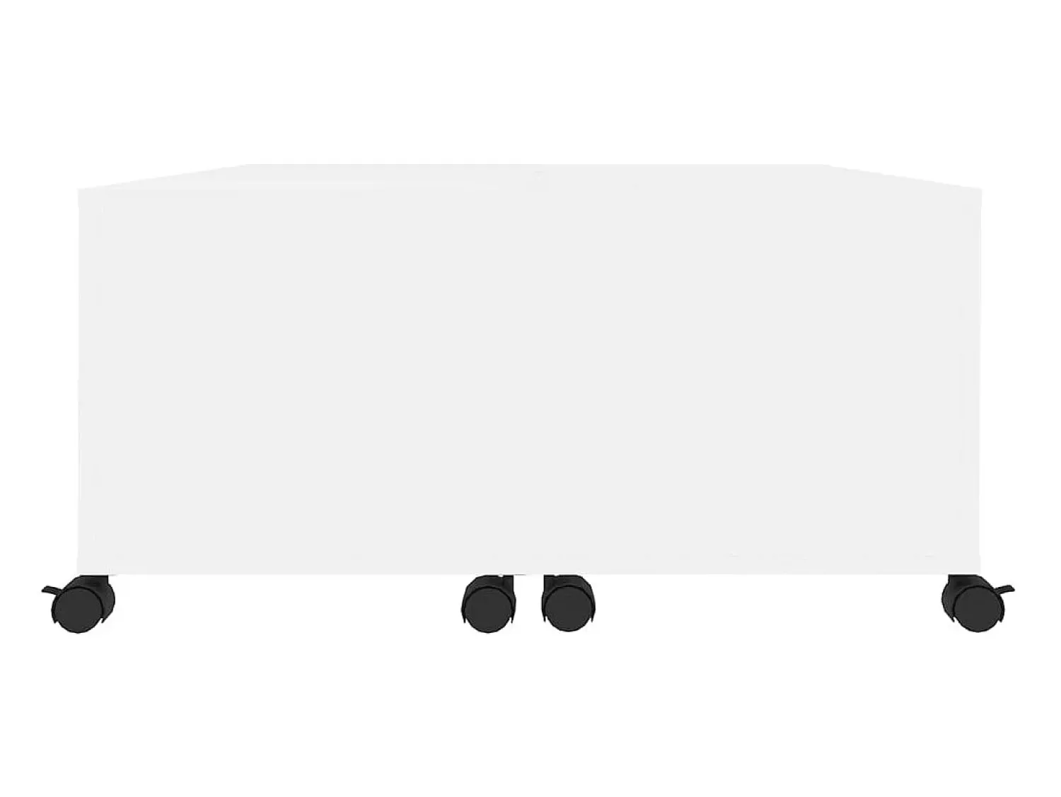 Mesa De Centro| Mesa de centro | Mesa de apoio 75x75x38 cm contraplacado Branco