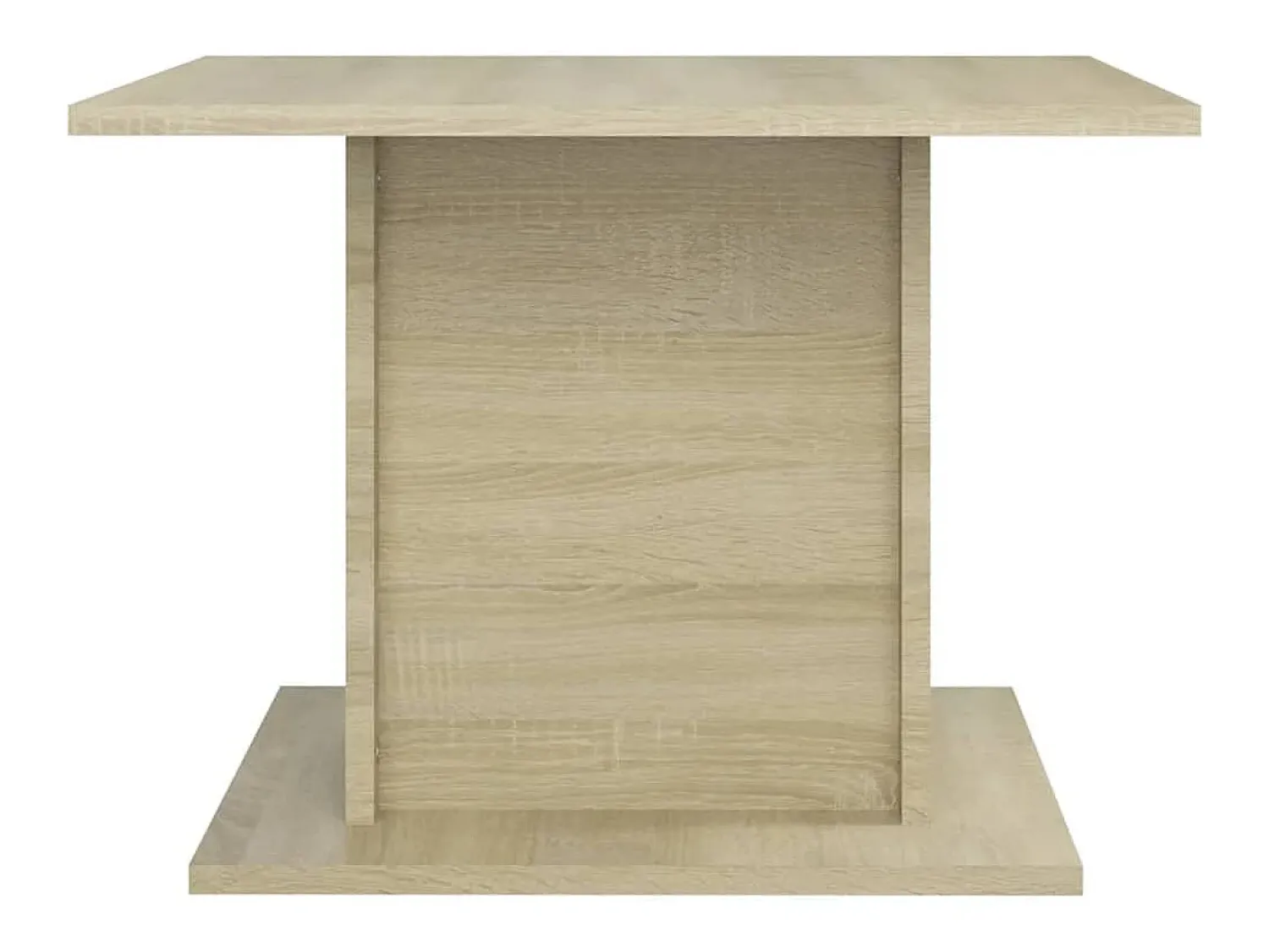 Online Mesa de centro | Mesa de apoio 55.5x55.5x40cm derivados madeira carvalho sonoma Bege