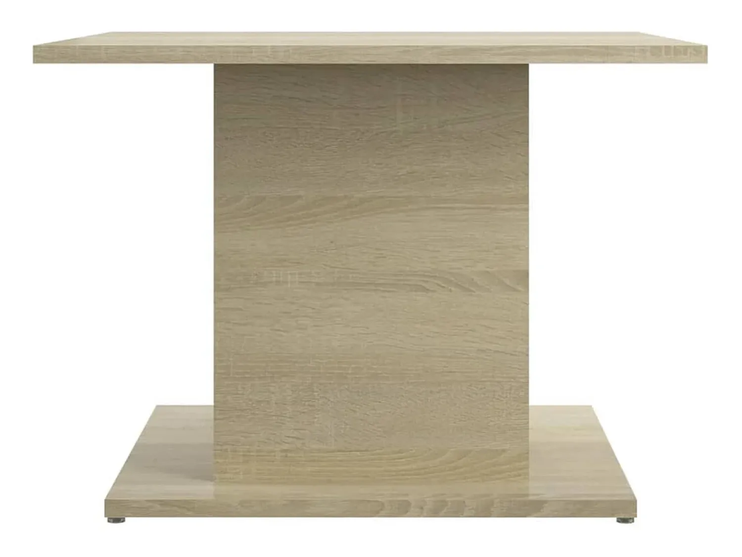 Online Mesa de centro | Mesa de apoio 55.5x55.5x40cm derivados madeira carvalho sonoma Bege