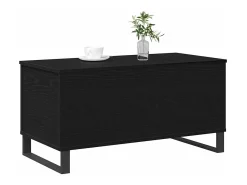 Mesa De Centro| Mesa de centro | Mesa de apoio | Mesa de Café Carvalho 90x44.5x45 cm Preto
