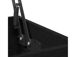 Mesa De Centro| Mesa de centro | Mesa de apoio | Mesa de Café Carvalho 90x44.5x45 cm Preto
