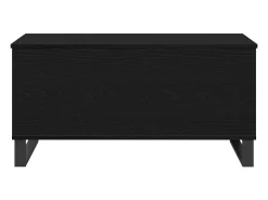 Mesa De Centro| Mesa de centro | Mesa de apoio | Mesa de Café Carvalho 90x44.5x45 cm Preto