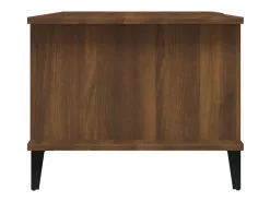 Mesa De Centro* Mesa de centro | Mesa de apoio 90x50x40 cm derivados de madeira carvalho Castanho
