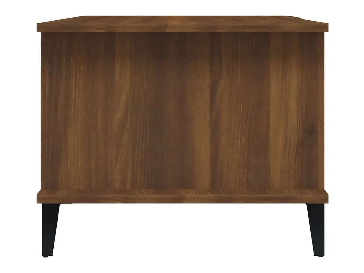 Mesa De Centro* Mesa de centro | Mesa de apoio 90x50x40 cm derivados de madeira carvalho Castanho
