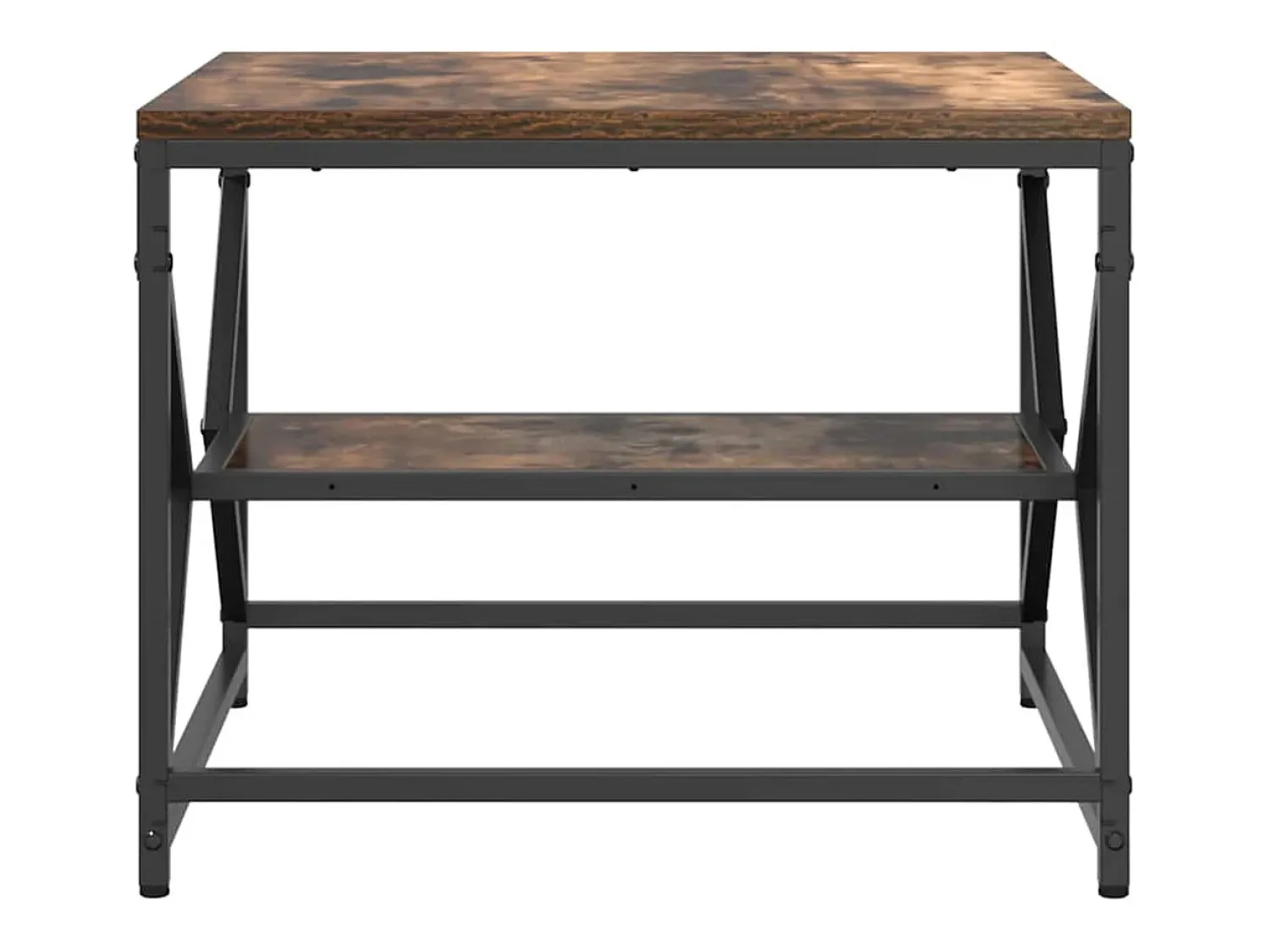 Mesa de centro | Mesa de apoio | Mesa de café Carvalho fumado 51x50x40 cm^ Mesa De Centro
