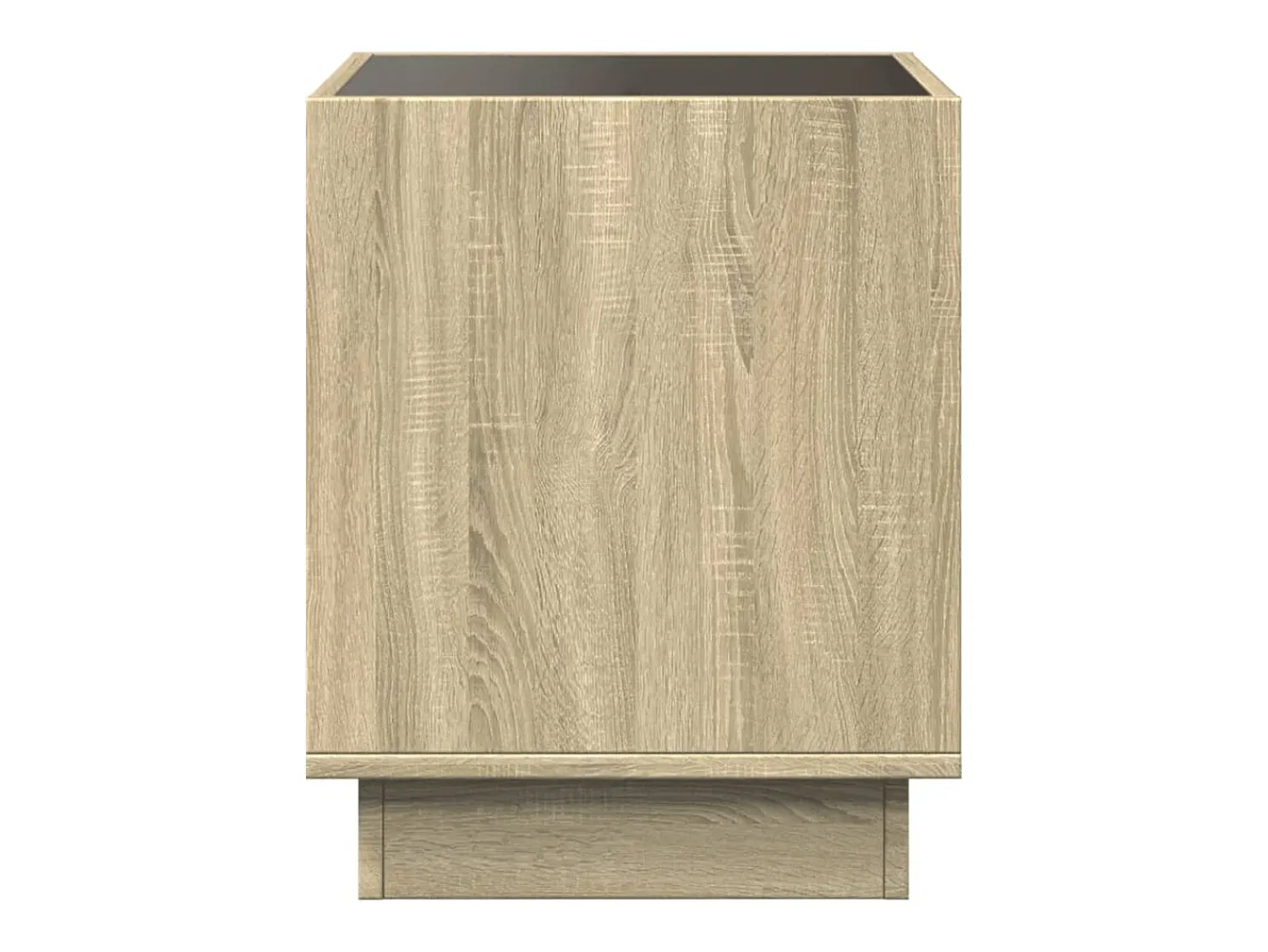 Online Mesa de centro | Mesa de apoio luzes LED Infinity 50x50x50 cm carvalho sonoma Castanho