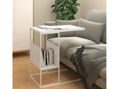Mesa de centro | Mesa de apoio 55x36x59.5 cm derivados de madeira^ Mesa De Centro