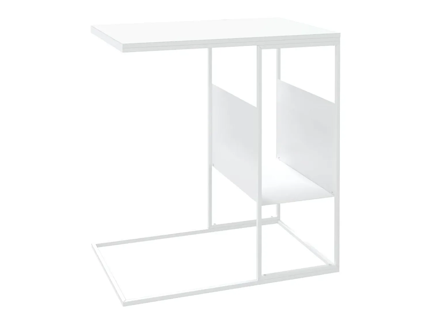 Mesa de centro | Mesa de apoio 55x36x59.5 cm derivados de madeira^ Mesa De Centro