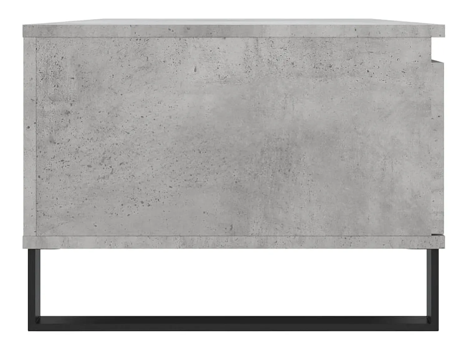Mesa De Centro| Mesa de centro | Mesa de apoio 90x50x36.5 cm derivados madeira cimento Cinzento
