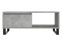 Mesa De Centro| Mesa de centro | Mesa de apoio 90x50x36.5 cm derivados madeira cimento Cinzento