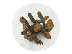 Mesa De Centro| Mesa de centro | Mesa de apoio em teca maciça 60 cm Castanho