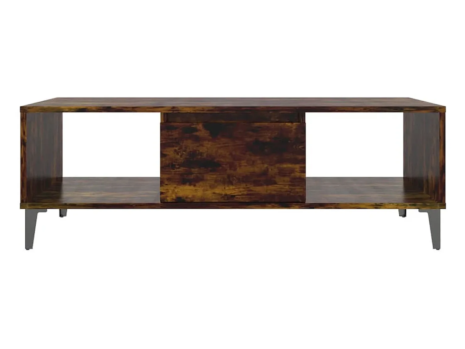 Mesa De Centro| Mesa de centro | Mesa de apoio derivados de madeira carvalho fumado Castanho