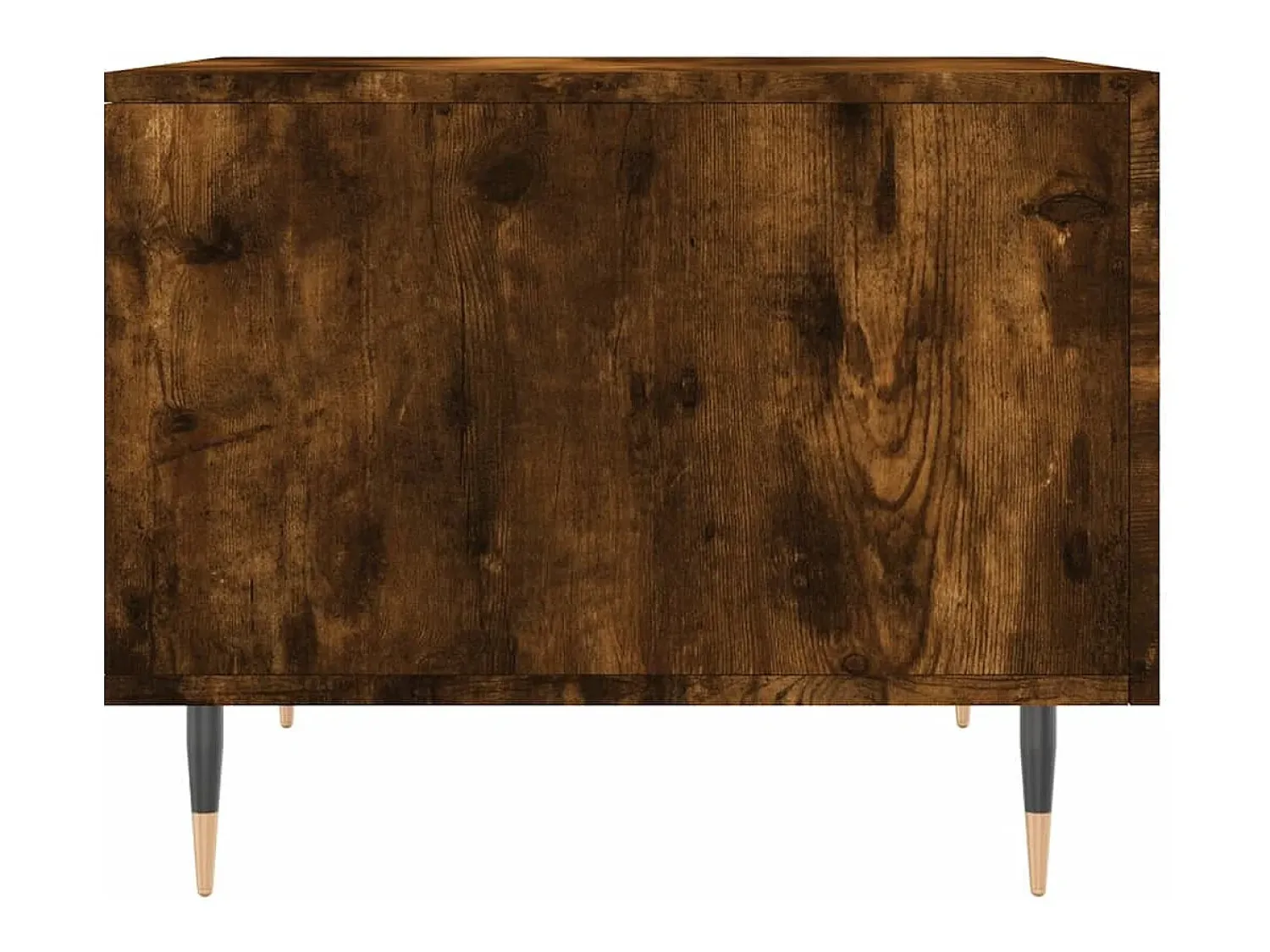 Mesa De Centro* Mesa de centro | Mesa de apoio 50x50x40 cm derivados de madeira carvalho fumado Castanho