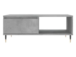 Online Mesa de centro | Mesa de apoio 90x60x35 cm derivados madeira cimento Cinzento