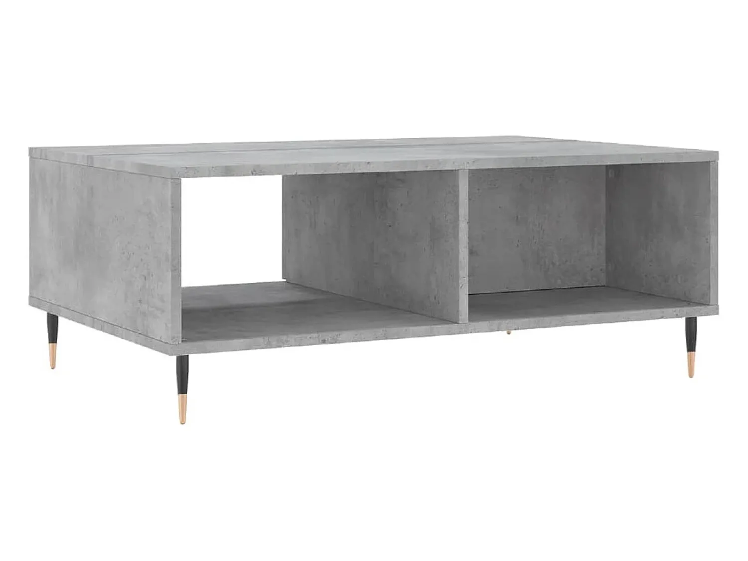 Online Mesa de centro | Mesa de apoio 90x60x35 cm derivados madeira cimento Cinzento