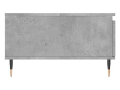 Online Mesa de centro | Mesa de apoio 90x60x35 cm derivados madeira cimento Cinzento