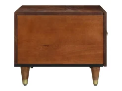 Mesa De Centro* Mesa de centro | Mesa de apoio | Mesa de café mel 80x50x40 cm Castanho