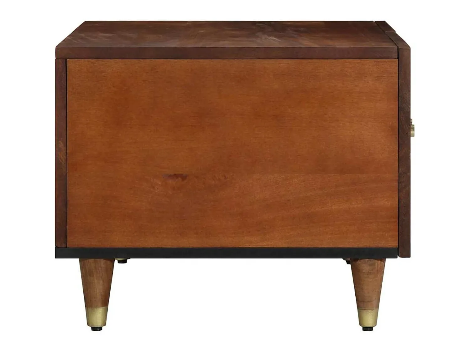 Mesa De Centro* Mesa de centro | Mesa de apoio | Mesa de café mel 80x50x40 cm Castanho