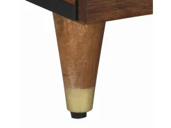 Mesa De Centro* Mesa de centro | Mesa de apoio | Mesa de café mel 80x50x40 cm Castanho