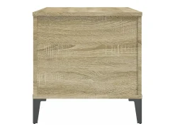 New Mesa de centro | Mesa de apoio 90x44.5x45 cm derivados madeira carvalho sonoma Castanho