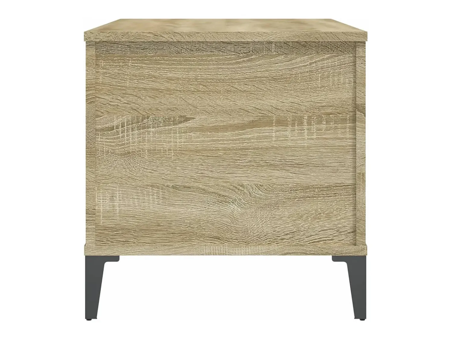 New Mesa de centro | Mesa de apoio 90x44.5x45 cm derivados madeira carvalho sonoma Castanho